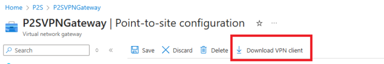 Create Point-to-Site -P2S VPN Connection in Azure – AZURE CLOUD ENGINEERING